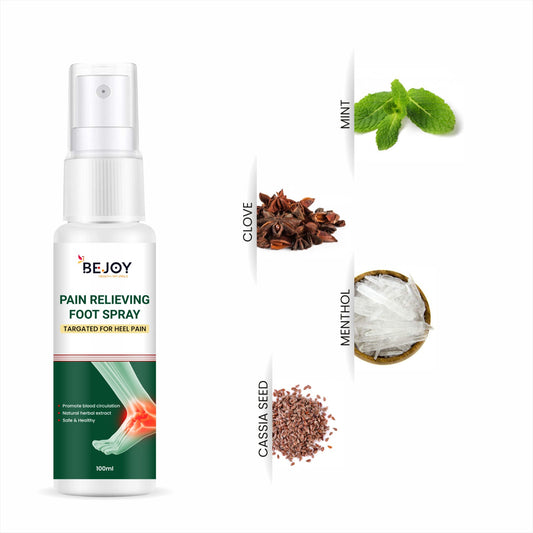 Bejoy Fresh Foot Deodorant and Foot Spray in a spray bottle, designed to eliminate foot odor effectively.
