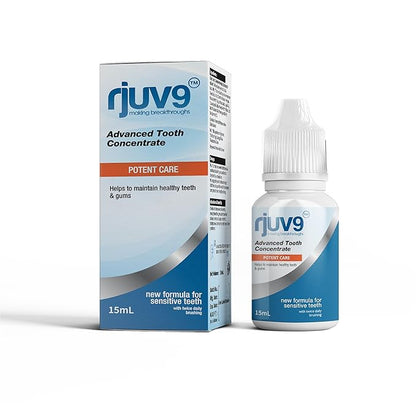 19331 advanced teeth whitening concentrate in a 15ml tube, designed to control gum bleeding and reduce bacteria.