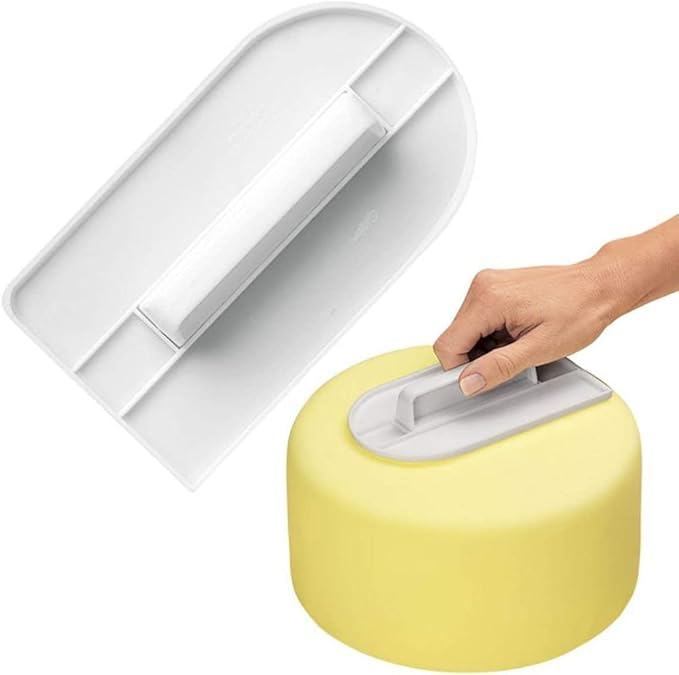 Pink cake decorating sugar craft fondant gum paste polisher and smooth mold tool for cake decorating and fondant finishing.