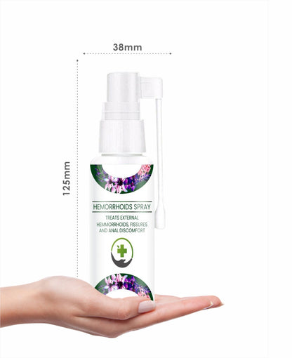 Herbal Piles Spray for Men and Women in a pack of 2, soothing oil spray for hemorrhoid relief, from 16182 brand.