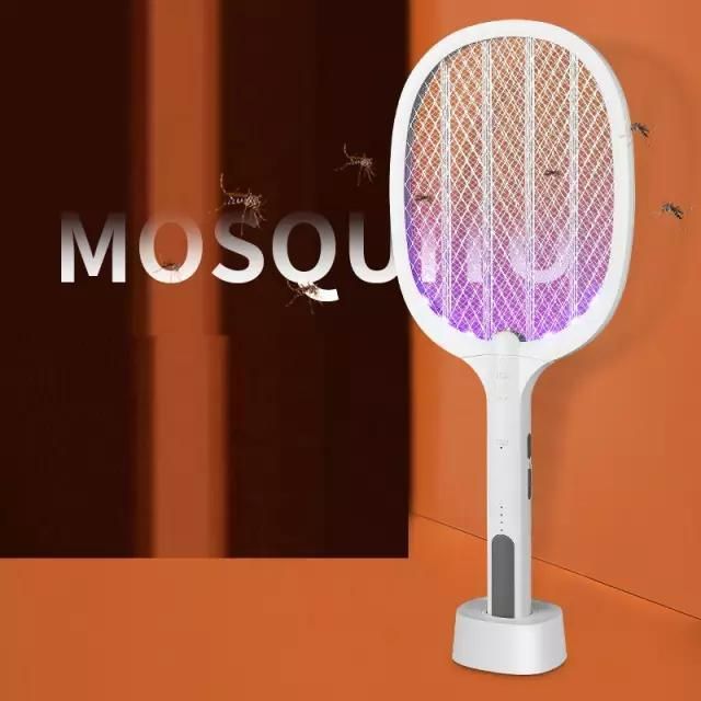 18057 Grab Kart mosquito killer racket, electric mosquito bat with a lightweight design for effective bug zapping.