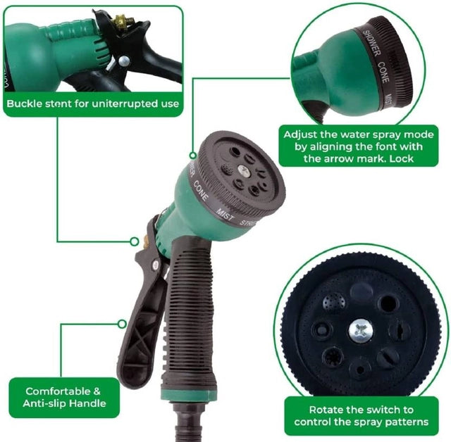 Garden sprayer with water spray gun, durable 18875 brand garden sprayer for watering and outdoor cleaning tasks.