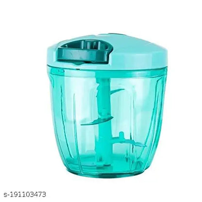 Premium 750 ml vegetable chopper with 6 blades from 18896, a manual kitchen chopper for easy vegetable preparation.