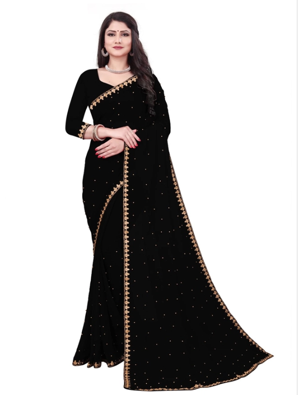 Women saree from brand 6706 featuring vibrant traditional fabric with intricate patterns and elegant draping.
