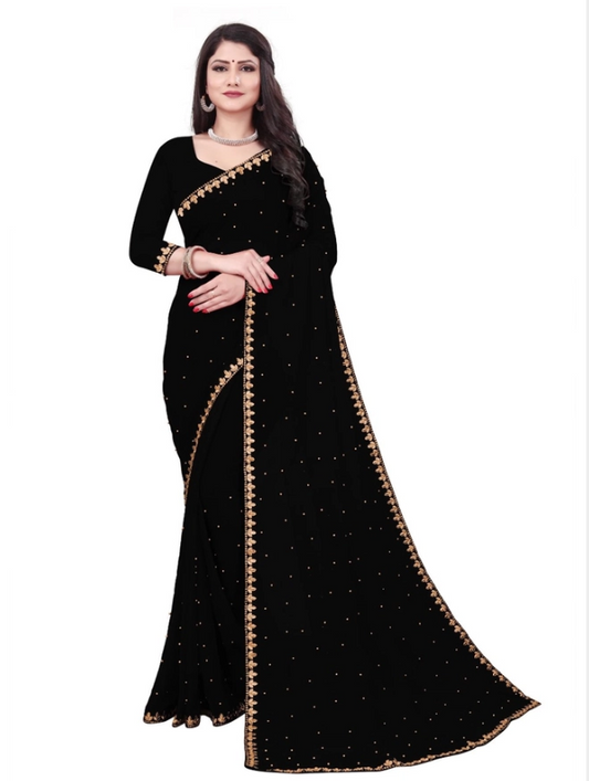 Women saree from brand 6706 featuring vibrant traditional fabric with intricate patterns and elegant draping.