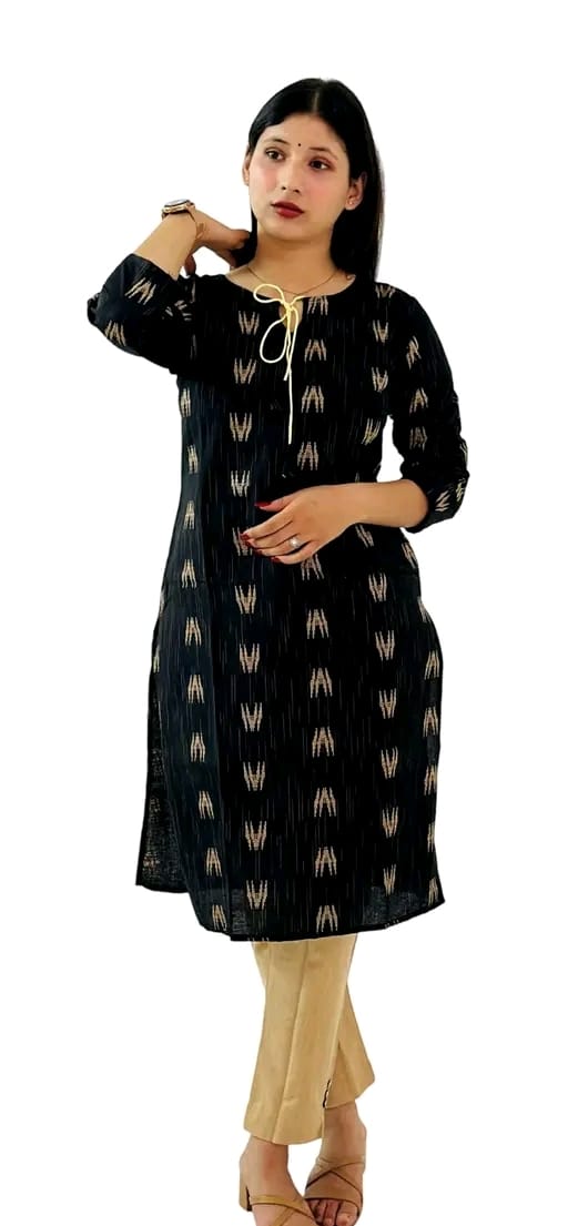Women’s kurti with pants and dupatta from 19671, traditional Indian ethnic wear, featuring vibrant design and comfortable fit.