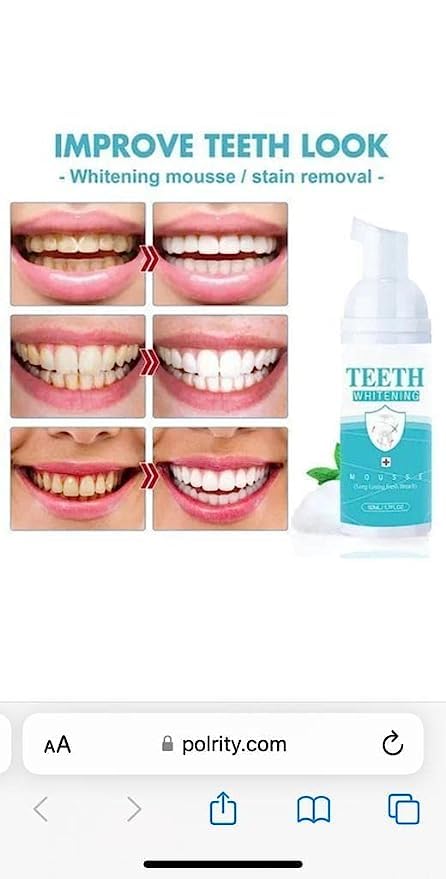 Foam toothpaste dispenser by 15924 showing the sleek design filled with stain removal toothpaste for sensitive teeth.