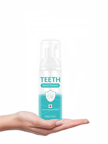 Foam toothpaste dispenser for sensitive teeth stain removal, featuring a sleek design and easy-to-use mechanism.