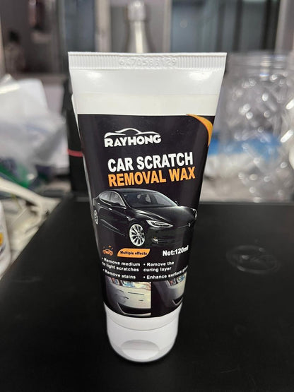 18058 car scratch removal wax pack with car sponges, showing sponge applicators and wax for vehicle scratch repair.