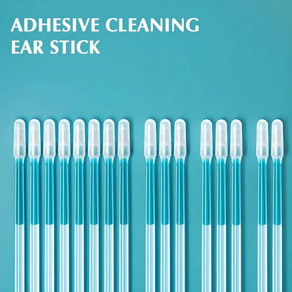 Reusable sticky ear swabs from Quick Clean, designed for safe ear cleaning, shown in the product image.
