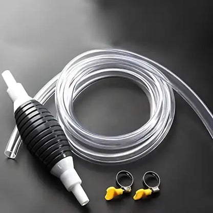 19378 water and oil transfer pump for cars and bikes, compact tool for garage and emergency oil and fluid transfer.