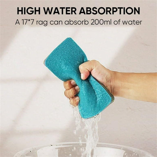 Rainbow microfiber dish cleaning sponges set, 12-piece kitchen tool set with colorful scrubbing sponges for dishwashing.