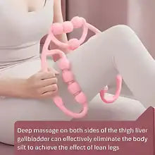 Image of a leg massage roller from 19378 designed to relax and shape muscles, used for fitness and muscle recovery.