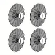 Set of five petal-shaped adhesive wall hooks from 19378, ideal for kitchen organization and hanging lightweight items.