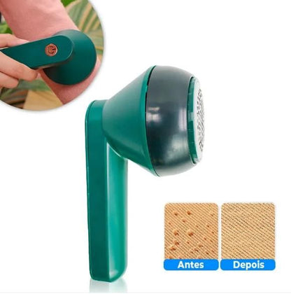 Electric trimmer remover strip from Pelos Ballinha brand, rechargeable grooming kit with metal blades and electric wire for precise trimming.