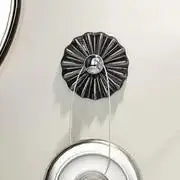 Set of five petal-shaped adhesive wall hooks from 19378, ideal for kitchen tool organization and wall mounting.