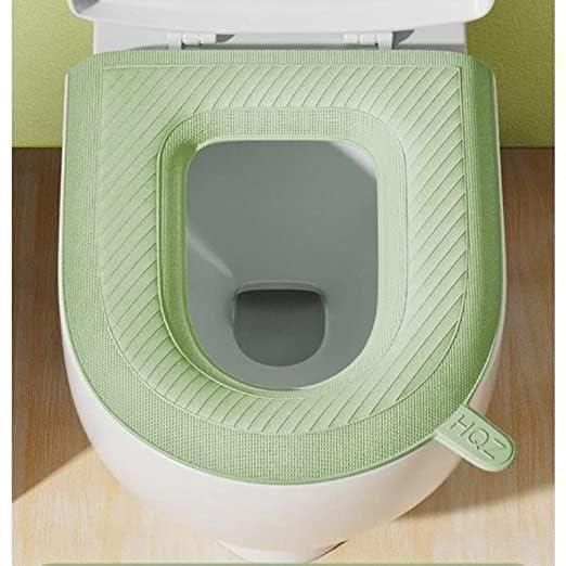 Washable soft warmer toilet seat cover from 19378, designed as a comfortable pillow cover for bathroom use.