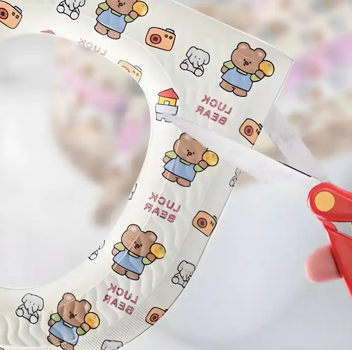 Waterproof toilet mat pillow cover by 19378, all-season universal cushion with soft fabric and waterproof features.