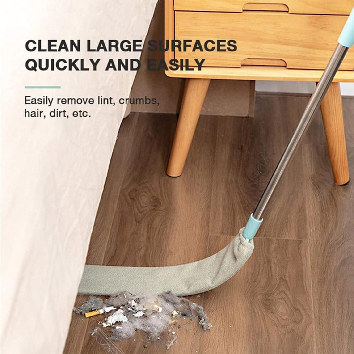 19378 retractable gap dust cleaner in a kitchen tool set, showing its slim design and flexible cleaning head for narrow gaps.