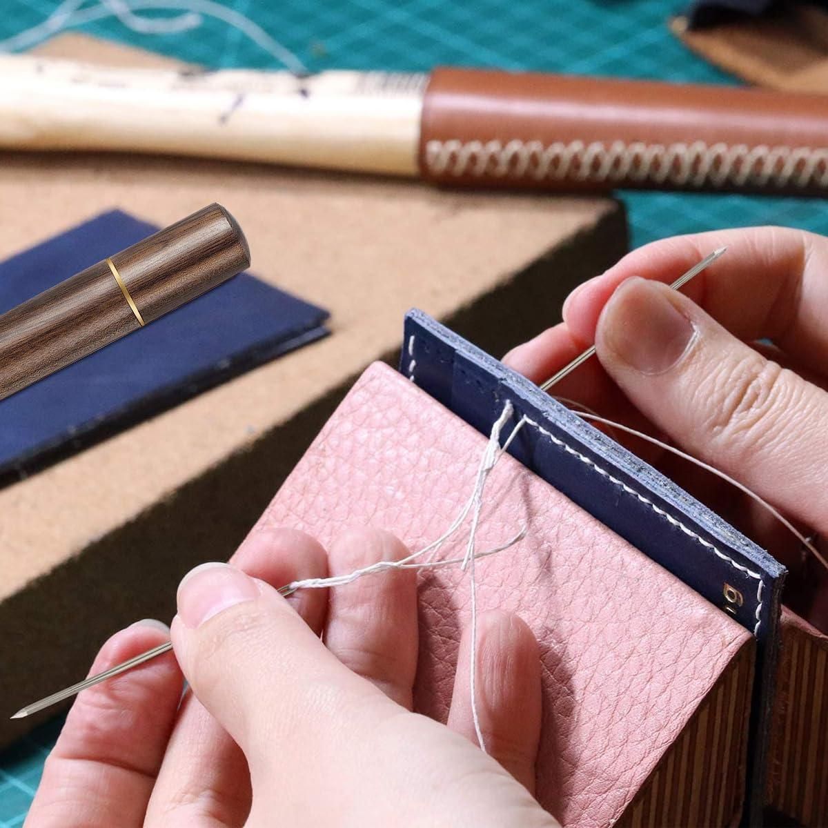 Set of 30 quilting needles in a kitchen tool set by 19378, displayed with sewing and quilting accessories.