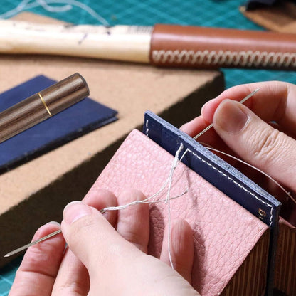 Set of 30 quilting needles in a kitchen tool set by 19378, displayed with sewing and quilting accessories.