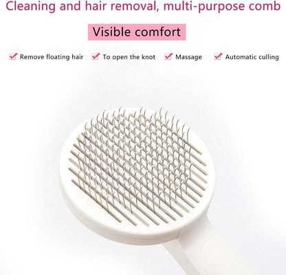 Pet Hair Removal Brush from 19378, with dense bristles for removing pet hair from furniture and clothing.