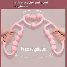Image of a leg massage roller for relaxation and muscle shaping, designed for fitness and muscle recovery.