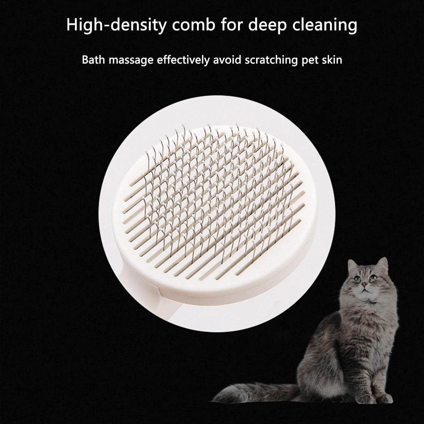 Pet Hair Removal Brush from 19378, showing a close-up of the brush with soft bristles for removing pet hair from furniture.