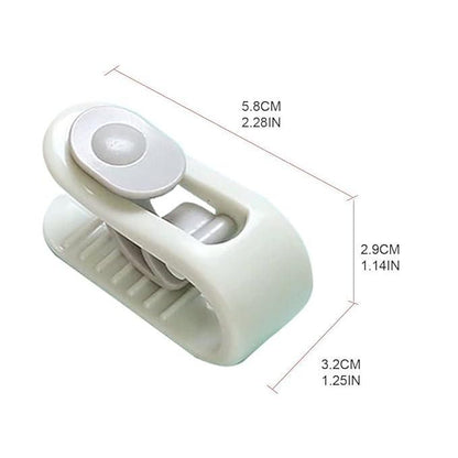 Set of 8 bedsheet holder clips from 19378, kitchen tool set designed to keep bedsheets secure and wrinkle-free.