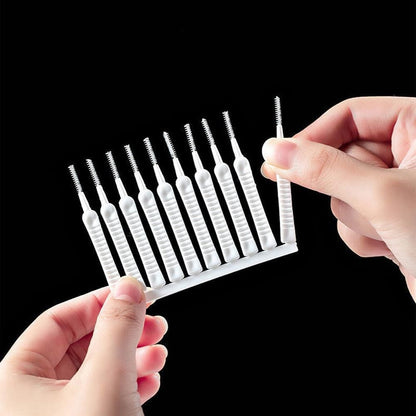 Set of 20 multifunctional gap hole cleaning brushes from 19378, designed for anti-clogging in kitchen and household tasks.