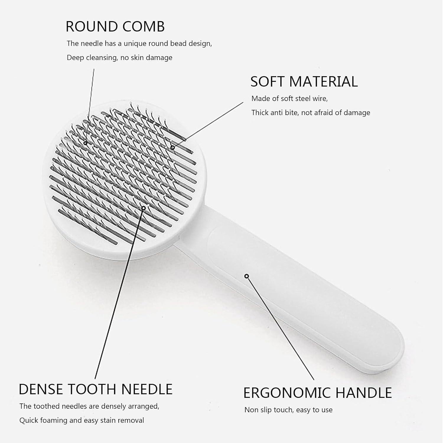 Pet Hair Removal Brush from 19378, showing the brush with bristles designed to remove pet hair effectively.