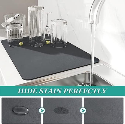 Set of two lightweight, washable quick-drying kitchen mats from 19378, ideal for kitchen floors or work surfaces.