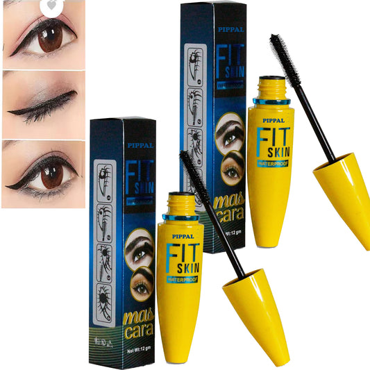 6255 Pippal Fit Skin Ultra Volume Mascara for bold, dramatic lashes, waterproof and long-lasting, shown in 12Gm tube packaging
