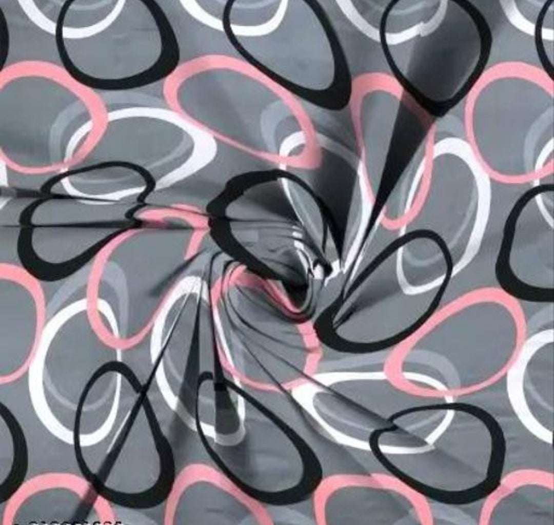 Super soft glace cotton fitted bedsheet with elastic edges and two pillow covers, measuring 72x78 inches, by brand 20027.