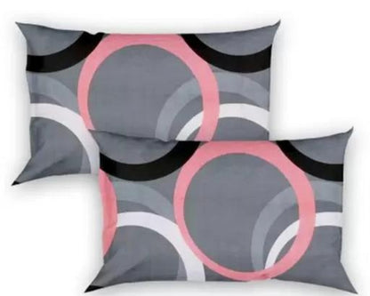 Super soft glace cotton fitted bedsheet with elastic edges and two pillow covers, measuring 72x78 inches, by brand 20027.