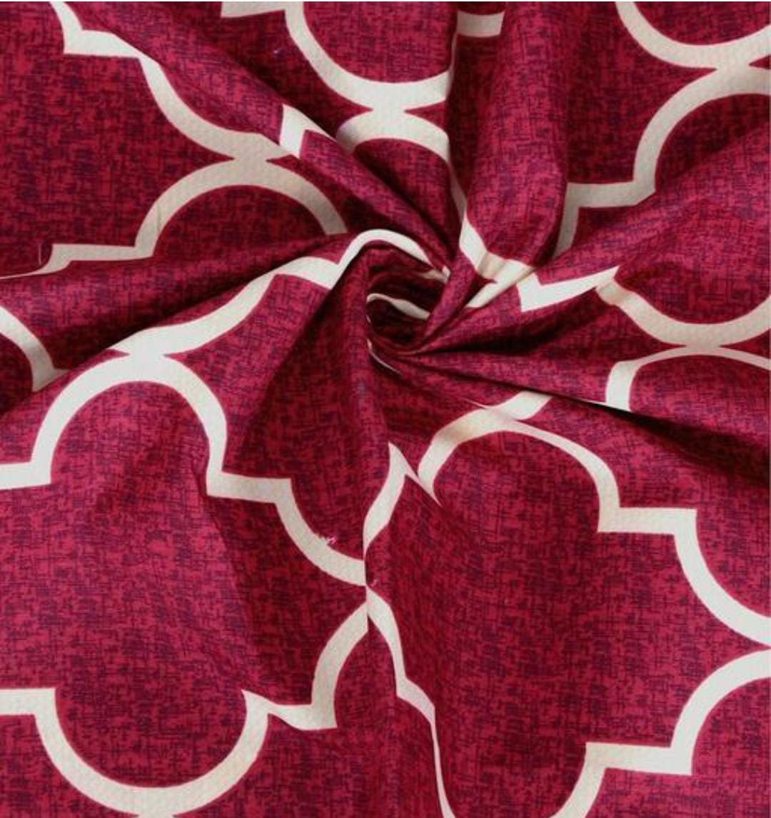 Super soft glace cotton fitted bedsheet with elastic edges and two pillow covers, measuring 72x78 inches, by brand 20027.