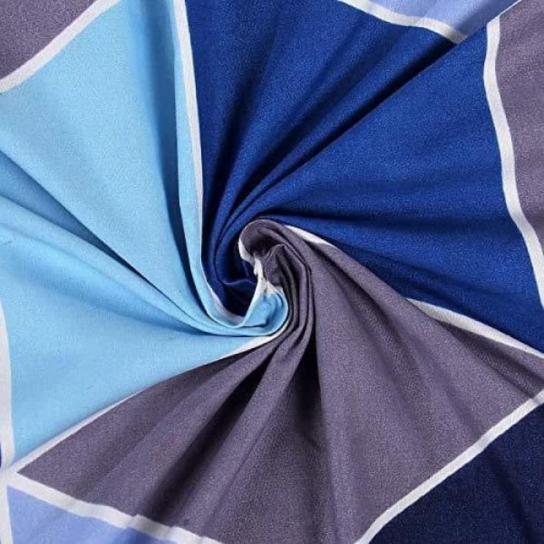 Super soft glace cotton fitted bedsheet with elastic edges and 2 matching pillow covers, 72x78 inches, by brand 20027.