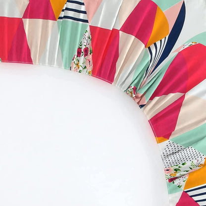 Super soft glace cotton fitted bedsheet with elastic edges and two pillow covers, suitable for double beds, size 72x78 inches.