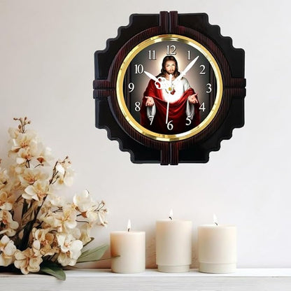 Decorative wall clock for home decor, featuring modern design ideal for living rooms, bedrooms, kitchens, or offices.