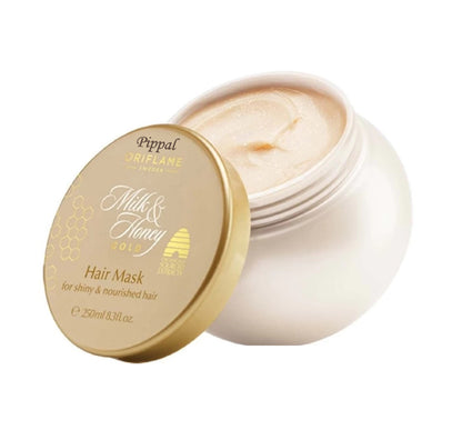 Milk & Honey Gold nourishing hand and body cream by 6255, creamy lotion in a jar with honey and milk ingredients.