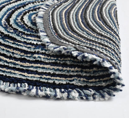 Set of two 40x60cm microfiber anti-skid washable bathmats with soft texture and non-slip backing, ideal for bathroom floors.