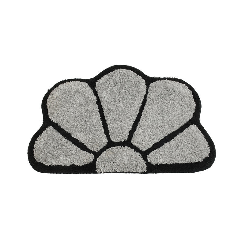 Supersoft anti-skid microfiber doormat in beige, 45x70cm, with textured surface and non-slip backing for safety.
