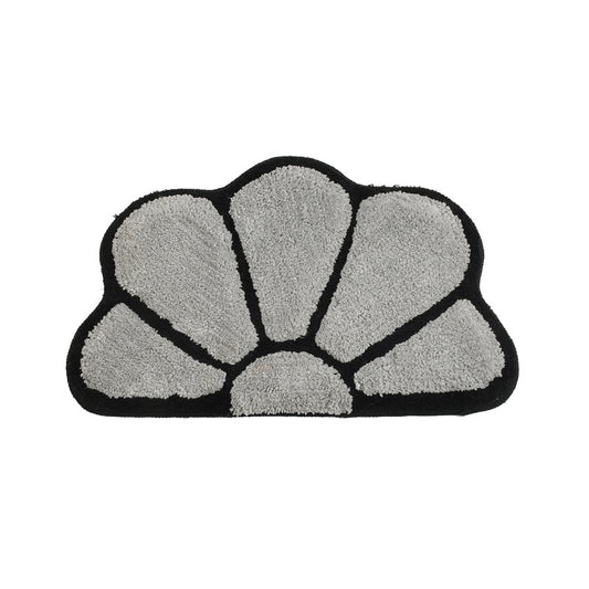 Supersoft anti-skid microfiber doormat in beige, 45x70cm, with textured surface and non-slip backing for safety.