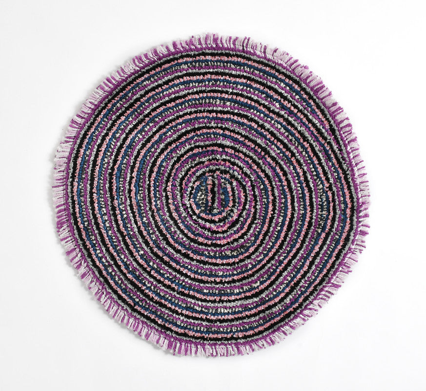 Pack of two ultra-soft microfiber doormats with anti-skid backing, washable bathmats measuring 40x60cm, by 19676.