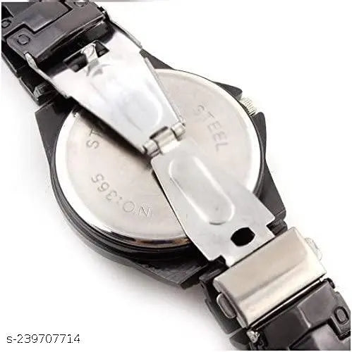 Batman inspired Police Bold luxury men's analog watch with black dial and bold design, model 25960.