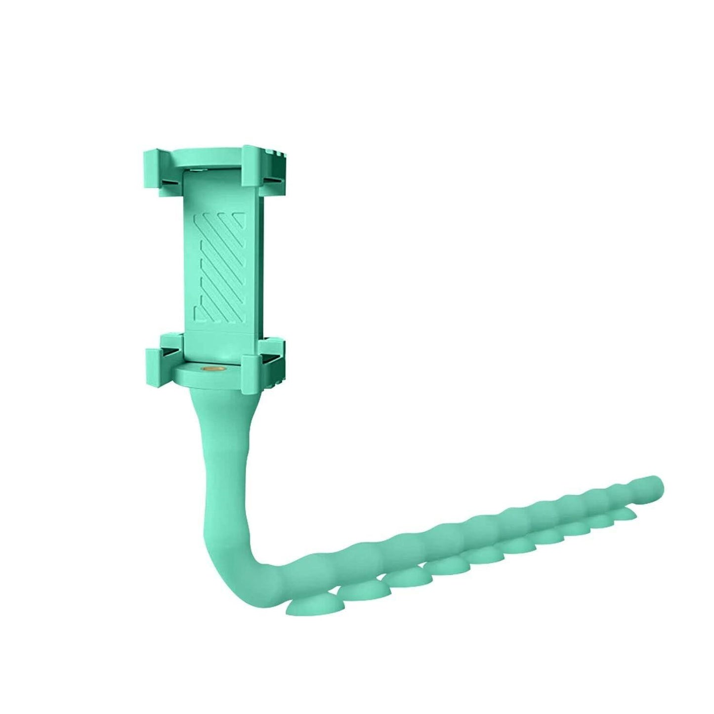 Cute caterpillar-shaped flexible mobile phone holder from 13162, featuring colorful, adjustable grips for hands-free use.