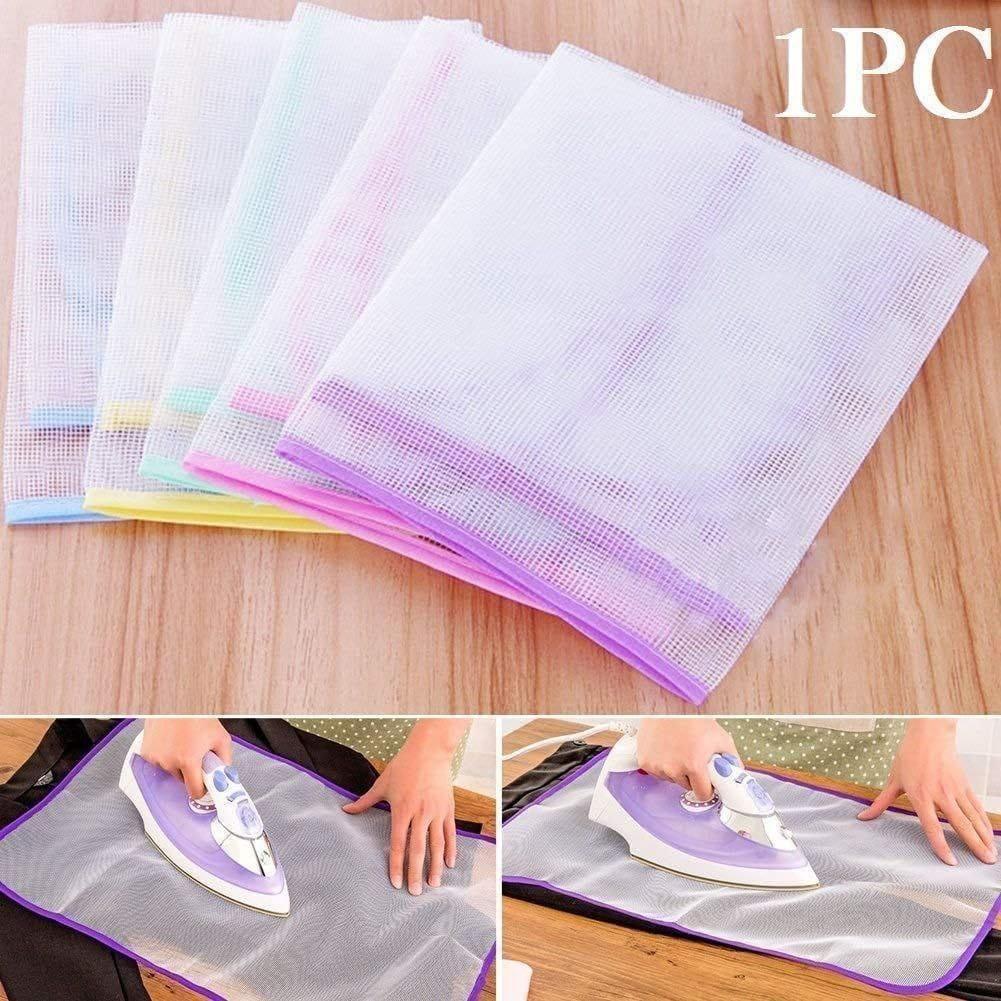 Ironing mesh protective insulation pad for irons, model 19357, with a breathable, heat-resistant surface for safe ironing.
