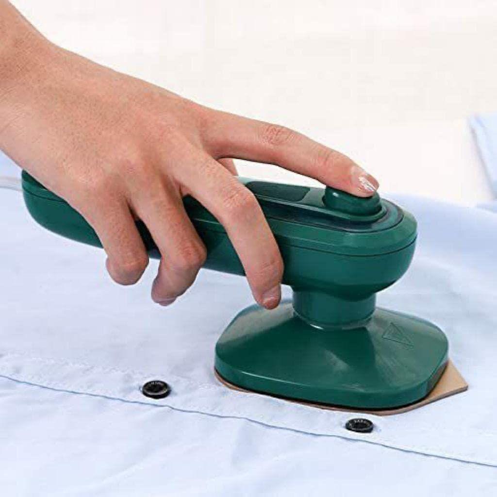 Portable handheld iron for clothes from 18057, featuring a travel-friendly design and compact size for easy ironing on the go.