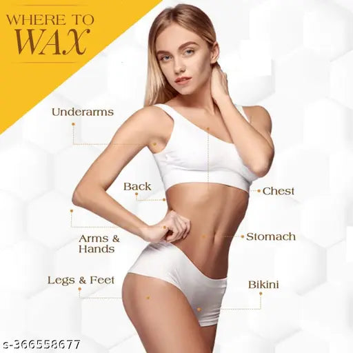 18223 Body and bikini wax powder for hair removal in a natural powder form, shown in a close-up image.