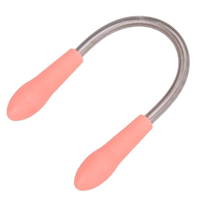 Two facial hair spring remover sticks from 19357, designed for women’s threading and hair removal.